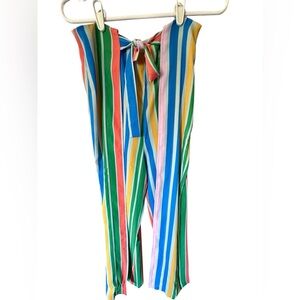 BP Rainbow Striped Wide Leg Pants Size medium Nordstrom Exclusive